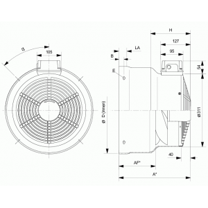 Wistro - Cooling Fan, DUTCHI DM1 (Bg 180-200)